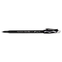 Eraser Mate Ballpoint Stick Erasable Pen, Black Ink, Medium, Dozen Black Ink