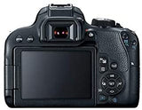 Canon EOS 800D (Rebel T7i) DSLR Camera with 18-55mm STM Lens Photo-Video Creator Bundle + Premium Bundle Including 64GB Memory, Microphone, LED Light, Stabilization Grip, Software Package, Bag & More