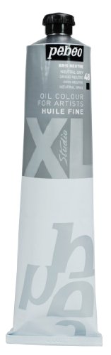 Pebeo Studio Xl Fine Oil 200-Milliliter, Neutral Grey