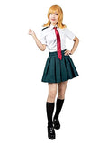 Cosfun Women's Tsuyu Asui School Summer Uniform Costume Dress mp004005 (X-Small)