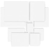 Arteza Stretched White Blank Canvas Multi Pack, 5x7", 8x10", 11x14", 12x16", 16x20" (2 of Each) Set of 10, Primed, 100% Cotton, for Acrylic, Oil, Other Wet or Dry Art Media, for Artists