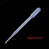 Qingsun 20 Pieces White 3ML Disposable Plastic Eye Dropper Set Transfer Graduated Essential Oils Pipette Dropper