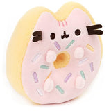 GUND Sprinkle Donut Pusheen Sweet Dessert Squishy Plush Stuffed Animal Cat and Satisfyingly Stretchy Fabric, for Ages 8 and Up, Pink and Mint, 4”
