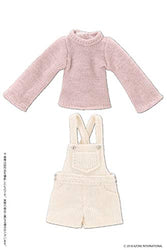 Picco Neemo Wear 1/12 Picco D Hokkori Salopette Set Pink x White (Doll Accessory)