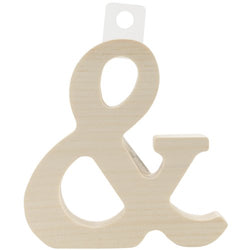 Walnut Hollow Wood Letter, 5 by 0.63-Inch, Ampersand