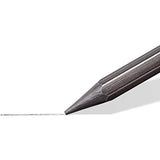 Staedtler Mars Lumograph Woodless Graphite Pencils, Water Soluble Graphite Sticks Plus Watercolor Brush, Set Of 12, 100G M12