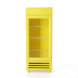 Odoria 1/12 Miniature Refrigerator Fridge Dollhouse Kitchen Furniture Accessories, Yellow