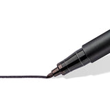 Staedtler Lumocolor Permanent Pen 317-9 Medium 1.0mm Line- Black (Pack of 10)