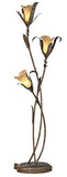 Franklin Iron Works Intertwined Lilies Floor Lamp