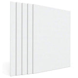 Arteza 36x48” Stretched White Blank Canvas, Bulk Pack of 5, Primed, 100% Cotton for Painting,