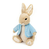 GUND Beatrix Potter Classic Peter Rabbit in Blue Coat Plush with Embroidered Paw