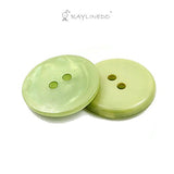 RayLineDo Pack of 95-100pcs 11.5MM Lady Children Shirts Cuff Resin Dazzle Color Buttons for