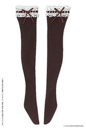 Azone FAO120-BRB 50cm AZO2 Lace Ribbon Knee-high Socks Brown x Brown Ribbon