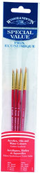 Winsor & Newton 5296701 Set of 3 Brushes