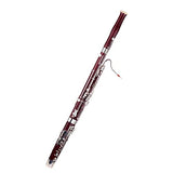 DZDZDZ Professional Bassoon C- Key Maple Body Copper- Nickel Silver- Plated Key Woodwind Instrument Oboes Beginner