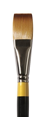 Daler Rowney System 3 Artist Acrylic Paint Brush - Long Flat (1 Inch)