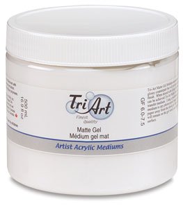 Tri-Art Artist Gel Mediums, 250ml, Semi Gloss