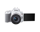 Canon EOS REBEL SL3 Digital SLR Camera with EF-S 18-55mm Lens Kit, Built-in Wi-Fi, Dual Pixel CMOS AF and 3.0 inch Vari-angle Touch Screen, White