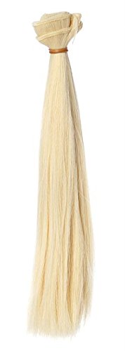 25cm*100cm DIY High-temperature Wire Rice White Hair row for BJD / Blythe /Barbie Doll Wigs
