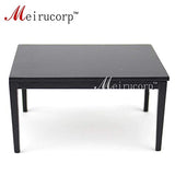 Meirucorp Dollhouses 1/12 Scale Miniature Furniture Black Dining Table and 4 pcs Chairs