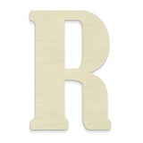 UNFINISHEDWOODCO 23-Inch Unfinished Wood Letter, Large, Letter R