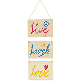 Bright Creations Unfinished Wooden Signs for DIY Home Decor (21.25 Inches, 2 Pack)