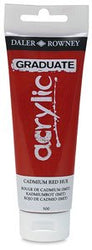 Daler-Rowney Graduate Acrylic 500ml Paint Ink Bottle - Metallic Red