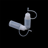 Guoshang 10ml Needle Tip Glue Bottle Tool Precision Bottle Needle Bottle Squeeze Bottle for Small Gluing Projects Paper Quilling DIY Craft Acrylic Painting 100 Pcs
