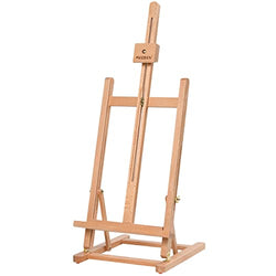 MEEDEN Extra Large Tabletop Easel, 38'' High, Solid Beech Wood Table Easel for Painting Canvas 25'' Max, Studio Art Table Easel for Painting, Sketching, Displaying, Ideal for Artists & Beginners