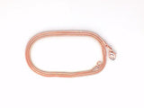 20pcs Pack, 4 Colors Available, 20" Length Snake Chain Necklace, 1.5mm Thickness, Copper Plated