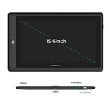 GAOMON 15.6 Inch Full-Laminated 88% NTSC Pen Display with 9 Express Keys and 8192 Passive Tilt-Support Pen - PD156 Pro Drawing Monitor