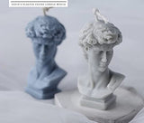 2 Sizes-David Figure Aroma Silicone Candle Mold Plaster Mold DIY Candle Mold Candle Craft BLM236