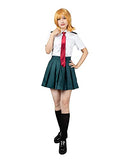 Cosfun Women's Tsuyu Asui School Summer Uniform Costume Dress mp004005 (X-Small)