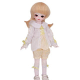 ZDD BJD Girl Doll,10-Inch with Silky Hair and Makeup Face, Wearing Exquisite Clothes and Shoes, Great Gift for 3 Year-Olds and Up,A