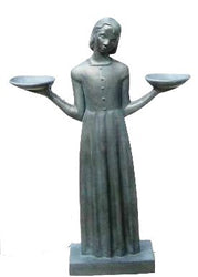 Potina Bird Girl Miniature Statue 15h