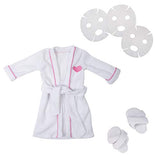 Adora Amazing Girls 18" Doll Clothes - Lounge Pajamas, Robe, Slippers, Headband, Face Masks (Amazon Exclusive)