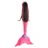 Barbie Dreamtopia Mermaid Rainbow Lights Doll, Dark Brown & Pink Hair