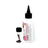 Glue Designer Dries Clear Adhesive 4 oz with Ultra Fine Metal Tip (New Version)