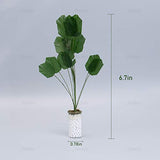 AUEAR, 1 12 Scale Miniature Dollhouse Plants Tree Ornaments Models Green Plant Pretend