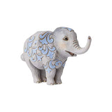 Enesco Jim Shore Heartwood Creek Elephant Miniature Figurine, 3 Inch, Multicolor