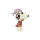 Enesco Jim Shore Peanuts Halloween Snoopy Pirate Miniature Figurine, Multicolor