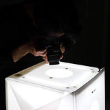 Foldio2 Plus + Front Cover + Halo Bars | 15" Portable Product Photo Studio Light Box with Dimmable 5700k LED Light | ORANGEMONKIE | World 1st All-in-One Photo Studio