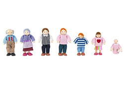Kidkraft Doll Family of 7 Multi, 4" H dolls