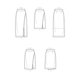Simplicity SS9237U5 Misses' Slim Asymmetrical Skirt Sewing Pattern Kit, Design Code S9237, Sizes 16-24