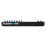 Alesis VI25 | 25-Key USB MIDI Keyboard Controller with 16 Pads, 16 Assignable Knobs, 48 Buttons and 5-Pin MIDI Out Plus Production Software Included