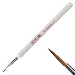 The Army Painter Wargamer: 3pcs Character Small Paint Brush Set with Rotmarder Sable Hair- Detail Paint Brush, Model Paint Brush for Miniature Paint Sets, Fine Tip Paint Brushes for Miniature Painting