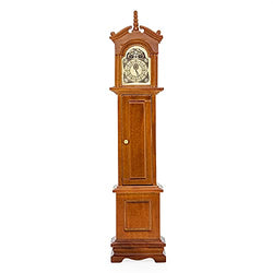 Odoria 1/12 Miniature Grandfather Clock Dollhouse Victorian Furniture Accessories