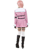 Cosplay.fm Women's Iruma Cosplay Costume Outfit School Uniform with Belt Sets (S, Pink)