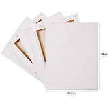 Artecho 8"x10" Stretched Canvas, White Blank 12 Pack, Primed 100% Cotton, for Painting, Acrylic Pouring, Oil Paint & Artist Media