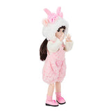 LoveinDIY 14.2 Inch BJD American Doll with Cloth Dress Up Girl Figure for DIY Customizing - Lamb